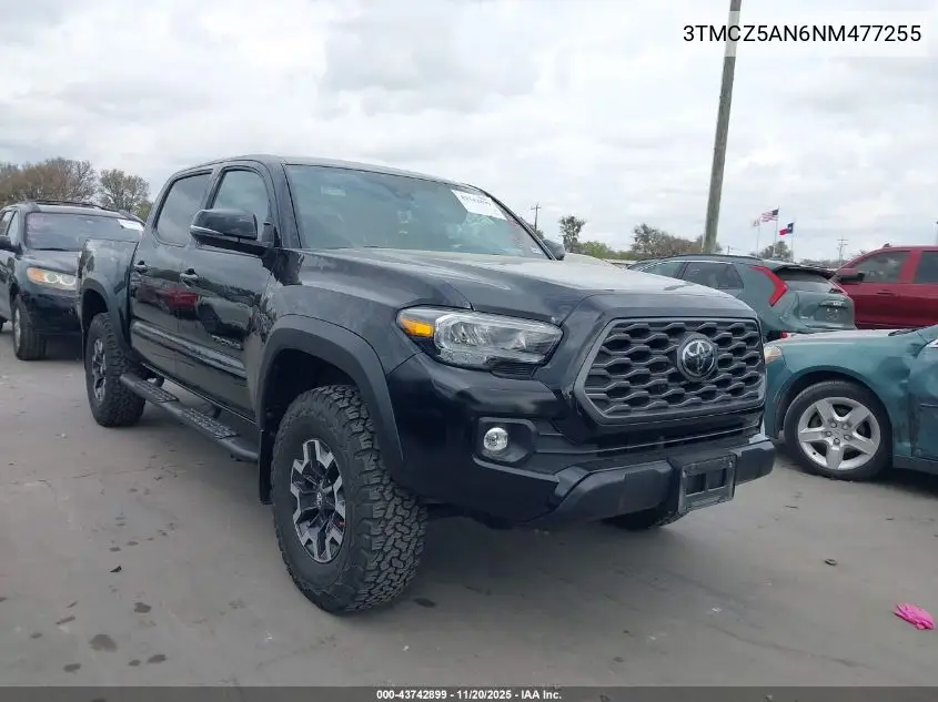 3TMCZ5AN6NM477255 2022 Toyota Tacoma Trd Off Road