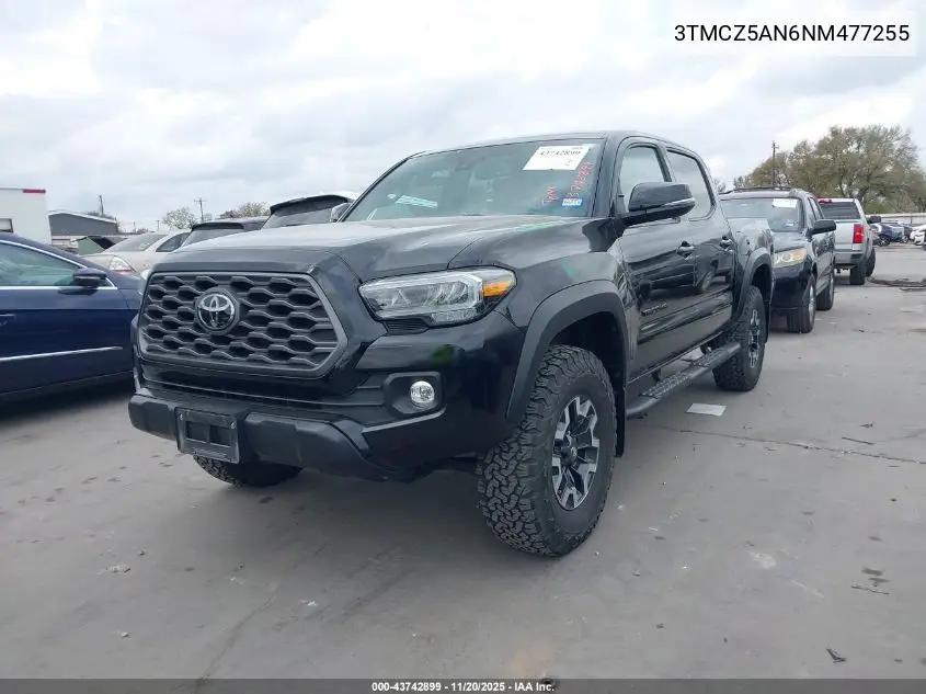 3TMCZ5AN6NM477255 2022 Toyota Tacoma Trd Off Road