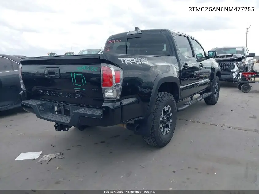 3TMCZ5AN6NM477255 2022 Toyota Tacoma Trd Off Road