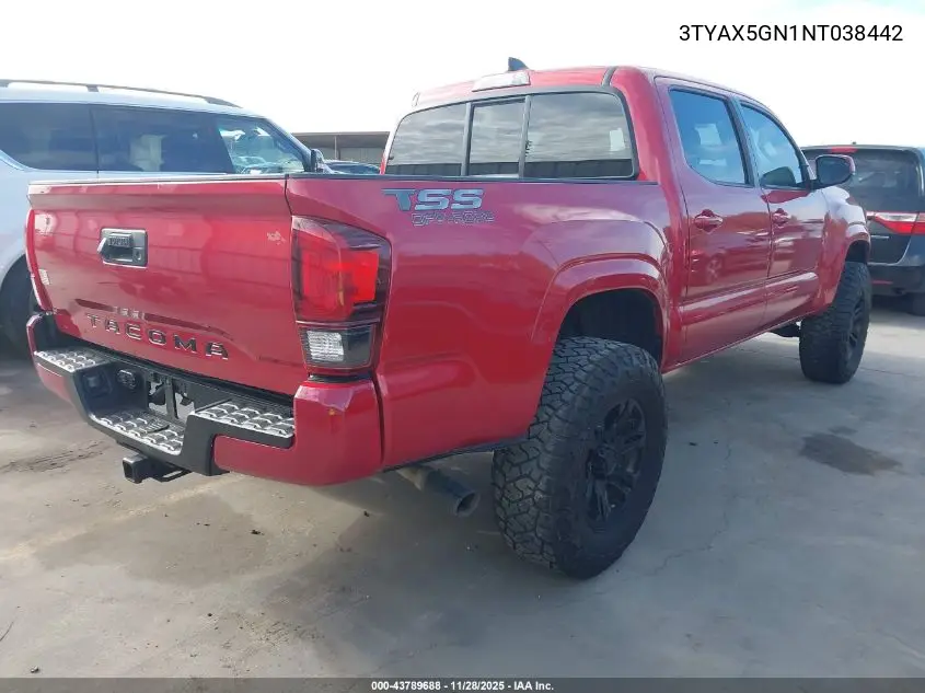 3TYAX5GN1NT038442 2022 Toyota Tacoma Sr