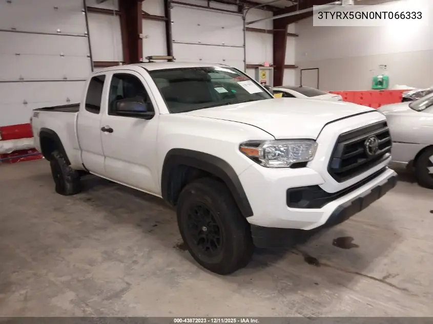 3TYRX5GN0NT066333 2022 Toyota Tacoma Sr