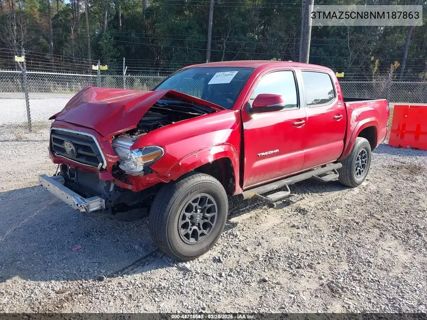 3TMAZ5CN8NM187863 2022 Toyota Tacoma Sr5 V6