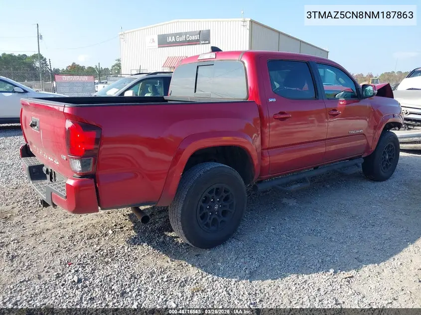 3TMAZ5CN8NM187863 2022 Toyota Tacoma Sr5 V6