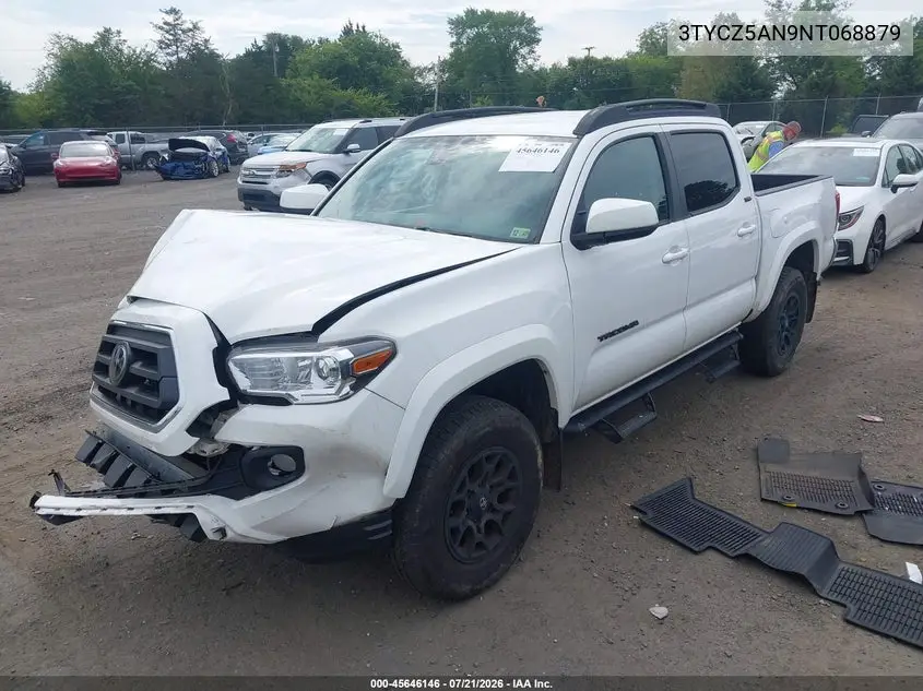 2022 Toyota Tacoma Sr5 V6 VIN: 3TYCZ5AN9NT068879 Lot: 45646146