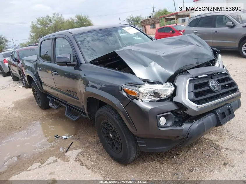 2022 Toyota Tacoma Sr5 V6 VIN: 3TMAZ5CN2NM183890 Lot: 45665855