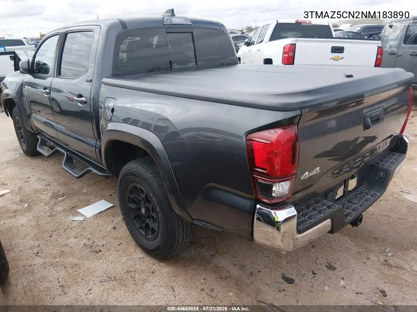 2022 Toyota Tacoma Sr5 V6 VIN: 3TMAZ5CN2NM183890 Lot: 45665855