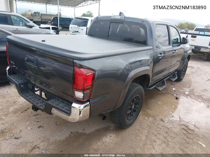 2022 Toyota Tacoma Sr5 V6 VIN: 3TMAZ5CN2NM183890 Lot: 45665855
