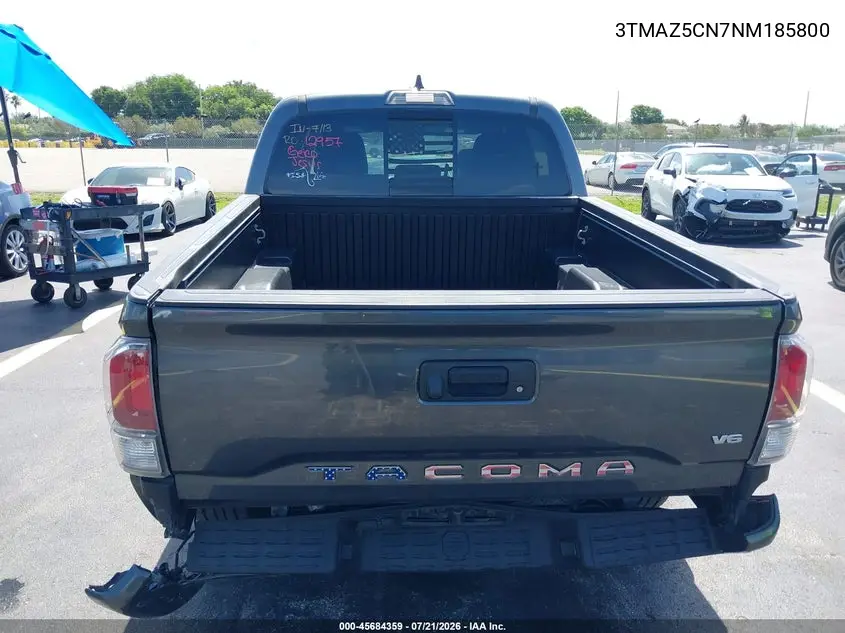 2022 Toyota Tacoma Trd Off Road VIN: 3TMAZ5CN7NM185800 Lot: 45684359