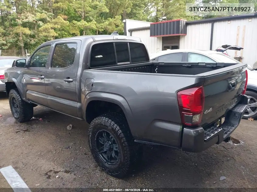 2023 Toyota Tacoma Sr V6 VIN: 3TYCZ5AN7PT148927 Lot: 45319881
