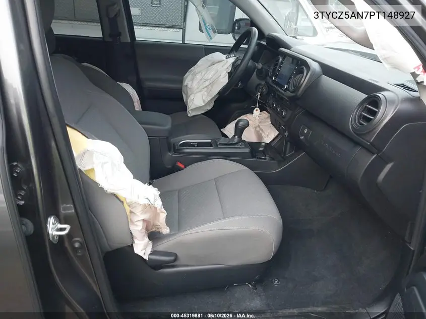 2023 Toyota Tacoma Sr V6 VIN: 3TYCZ5AN7PT148927 Lot: 45319881