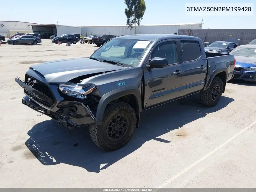 2023 Toyota Tacoma Sr5 V6 VIN: 3TMAZ5CN2PM199428 Lot: 45596657