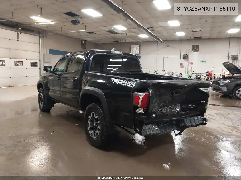 2023 Toyota Tacoma Trd Off Road VIN: 3TYCZ5ANXPT165110 Lot: 45634581