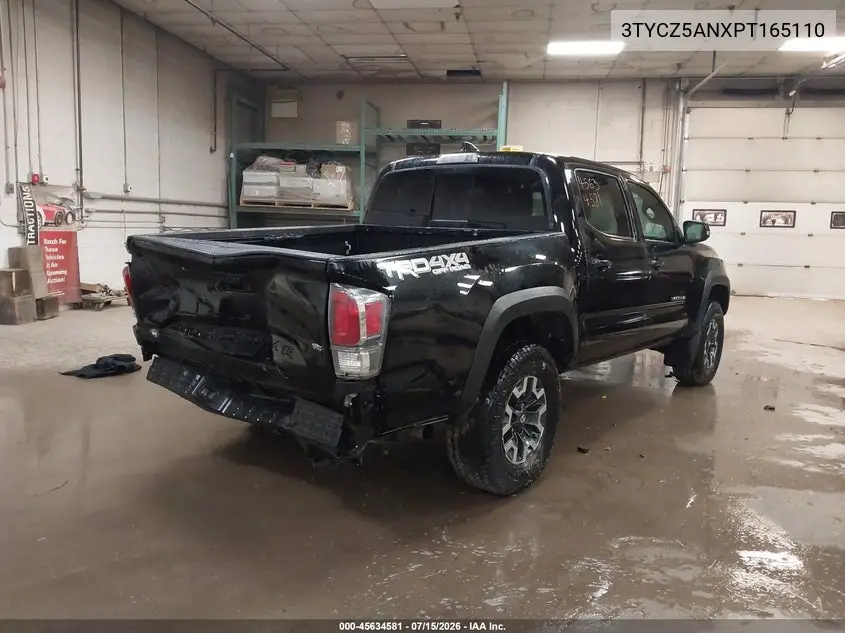 2023 Toyota Tacoma Trd Off Road VIN: 3TYCZ5ANXPT165110 Lot: 45634581