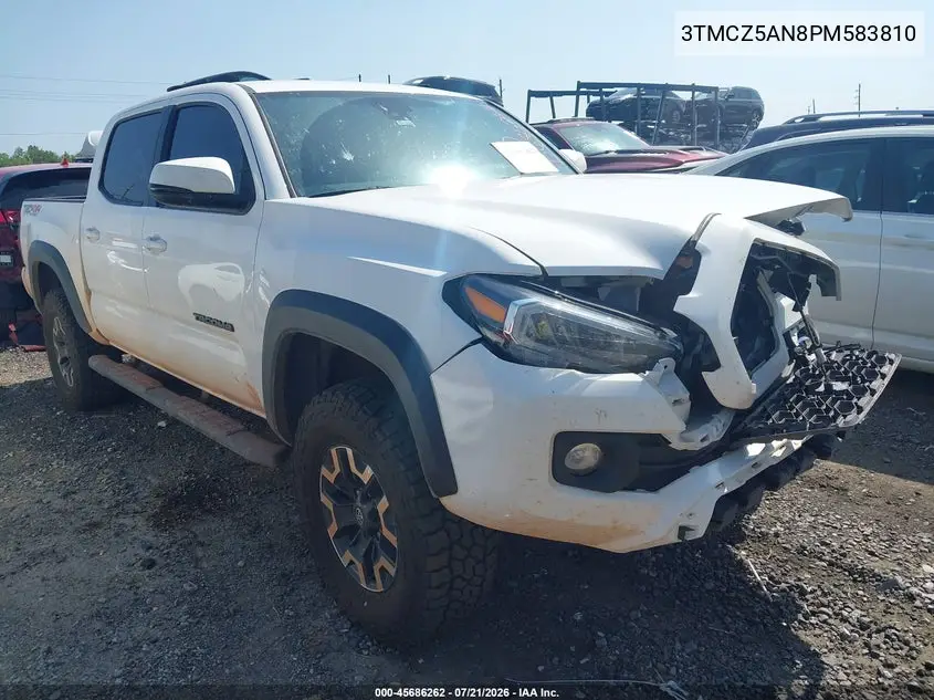 2023 Toyota Tacoma Trd Off Road VIN: 3TMCZ5AN8PM583810 Lot: 45686262