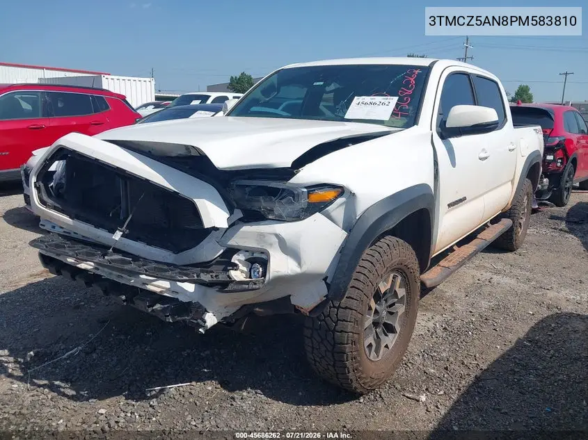 2023 Toyota Tacoma Trd Off Road VIN: 3TMCZ5AN8PM583810 Lot: 45686262
