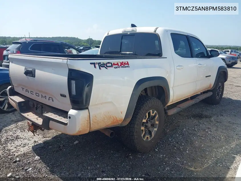 2023 Toyota Tacoma Trd Off Road VIN: 3TMCZ5AN8PM583810 Lot: 45686262