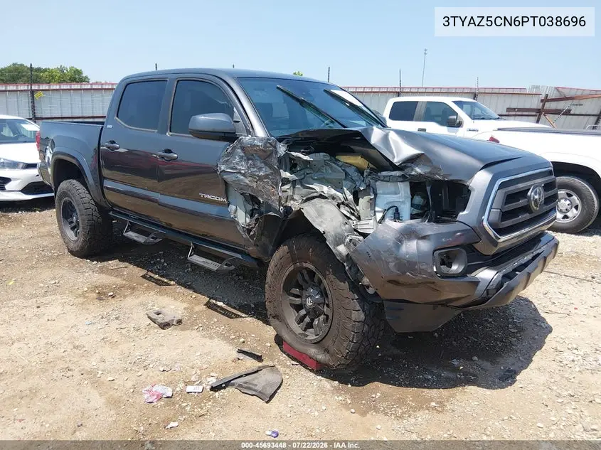 2023 Toyota Tacoma Sr5 V6 VIN: 3TYAZ5CN6PT038696 Lot: 45693448