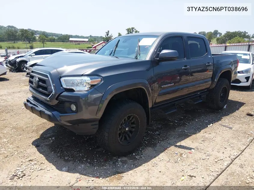 2023 Toyota Tacoma Sr5 V6 VIN: 3TYAZ5CN6PT038696 Lot: 45693448