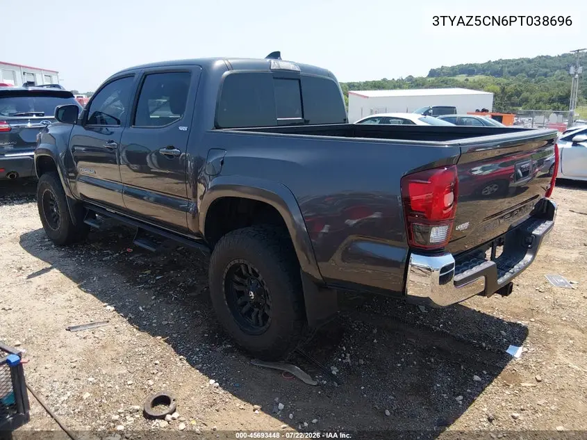 2023 Toyota Tacoma Sr5 V6 VIN: 3TYAZ5CN6PT038696 Lot: 45693448