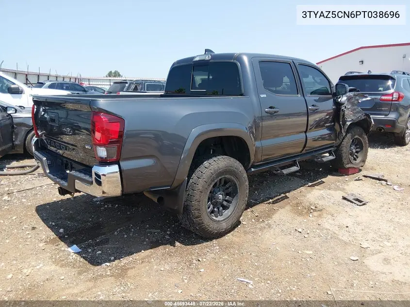 2023 Toyota Tacoma Sr5 V6 VIN: 3TYAZ5CN6PT038696 Lot: 45693448