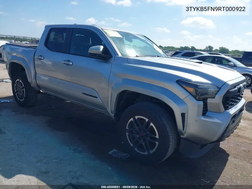 2024 Toyota Tacoma Trd Sport VIN: 3TYKB5FN9RT000922 Lot: 45300851