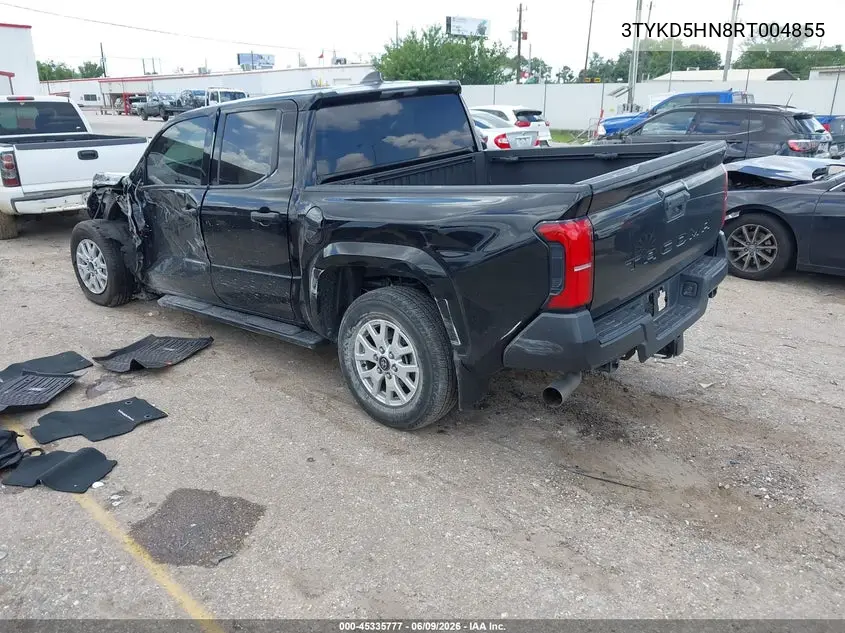 2024 Toyota Tacoma Sr VIN: 3TYKD5HN8RT004855 Lot: 45335777