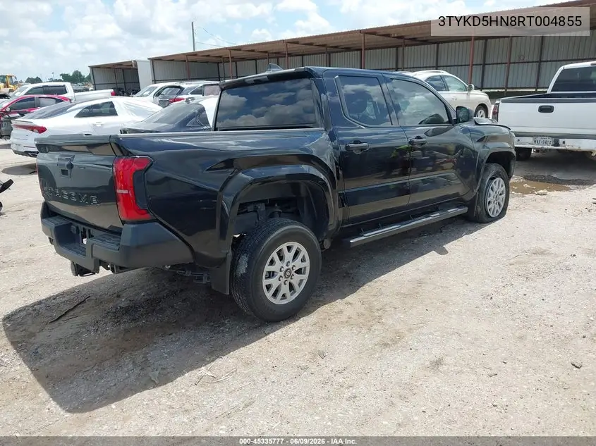2024 Toyota Tacoma Sr VIN: 3TYKD5HN8RT004855 Lot: 45335777