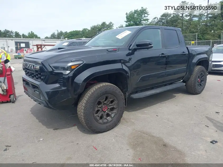 2024 Toyota Tacoma Hybrid Trd Pro 4Wd VIN: 3TYLC5LN5RT005590 Lot: 45414700
