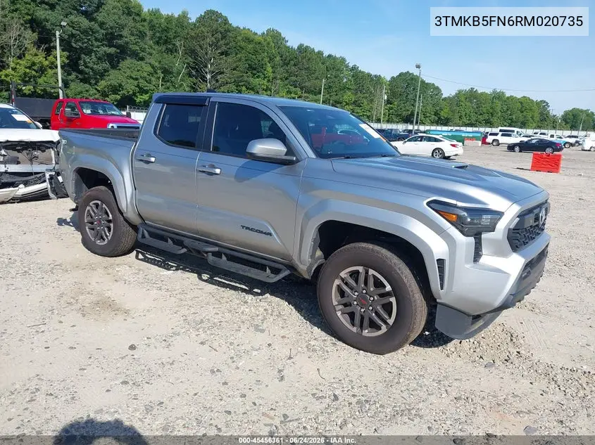 2024 Toyota Tacoma Trd Sport VIN: 3TMKB5FN6RM020735 Lot: 45456361