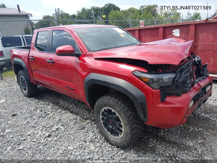 2024 Toyota Tacoma Trd Off Road VIN: 3TYLB5JN4RT021589 Lot: 45651083