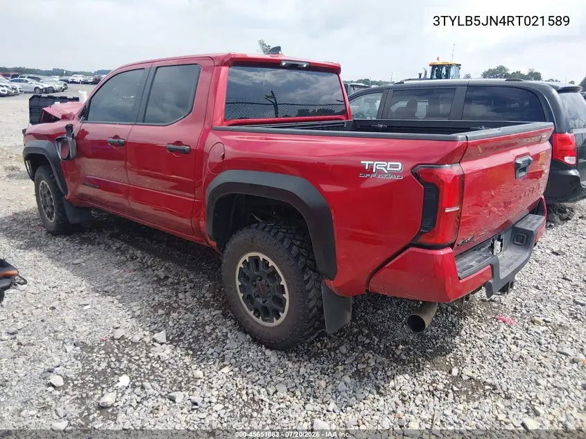 2024 Toyota Tacoma Trd Off Road VIN: 3TYLB5JN4RT021589 Lot: 45651083