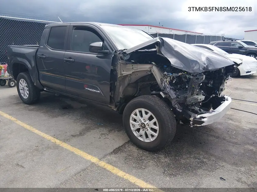 2025 Toyota Tacoma 2Wd Sr5 VIN: 3TMKB5FN8SM025618 Lot: 45622379