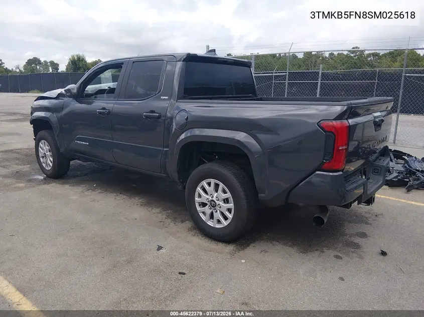 2025 Toyota Tacoma 2Wd Sr5 VIN: 3TMKB5FN8SM025618 Lot: 45622379