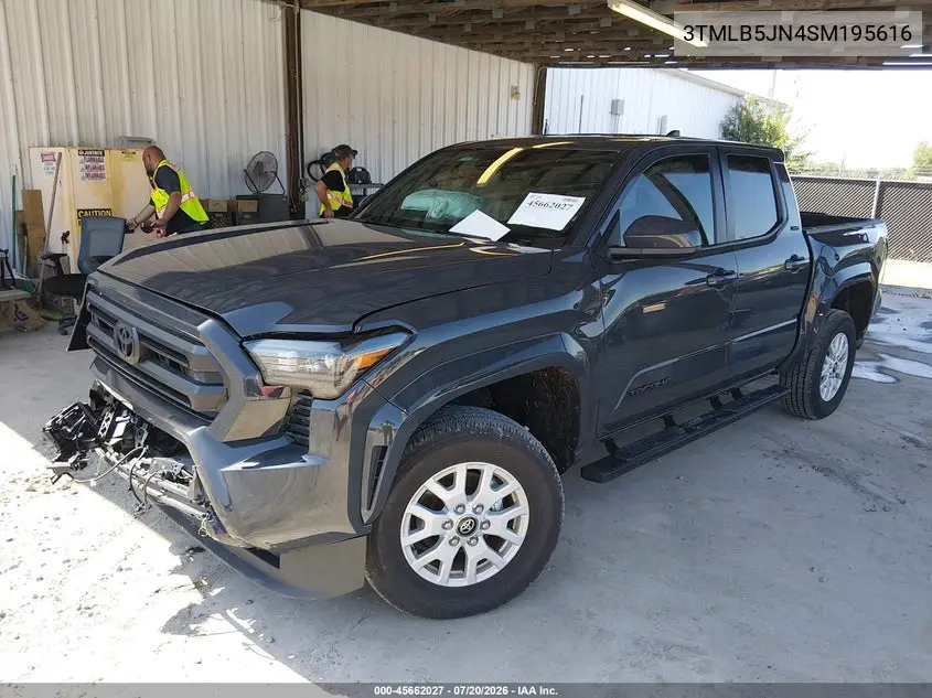 2025 Toyota Tacoma Sr5 VIN: 3TMLB5JN4SM195616 Lot: 45662027