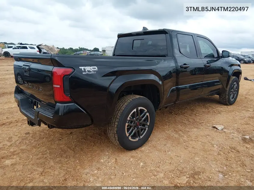 2026 Toyota Tacoma Trd Sport VIN: 3TMLB5JN4TM220497 Lot: 45450096