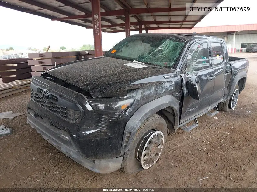 2026 Toyota Tacoma Hybrid Trd Off Road VIN: 3TYLC5LN8TT067699 Lot: 45661604