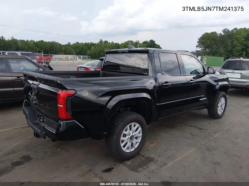2026 Toyota Tacoma Sr5 VIN: 3TMLB5JN7TM241375 Lot: 45676133