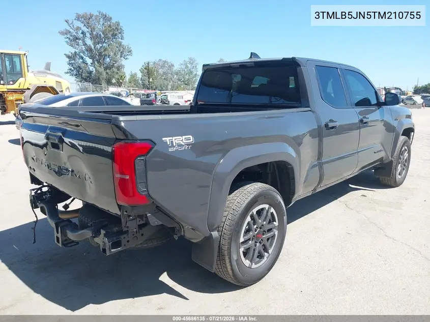 2026 Toyota Tacoma Trd Sport VIN: 3TMLB5JN5TM210755 Lot: 45686135