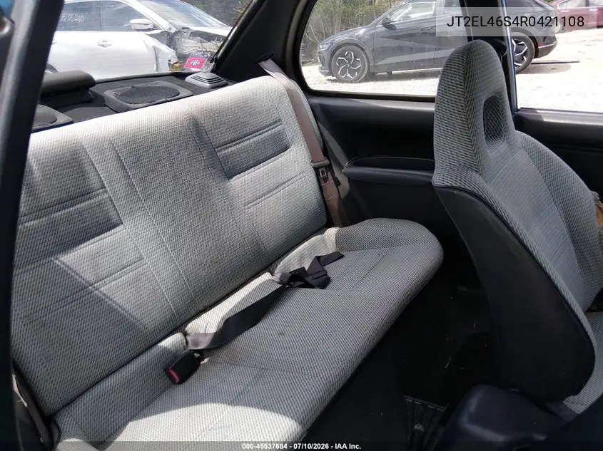 1994 Toyota Tercel Std VIN: JT2EL46S4R0421108 Lot: 45537684