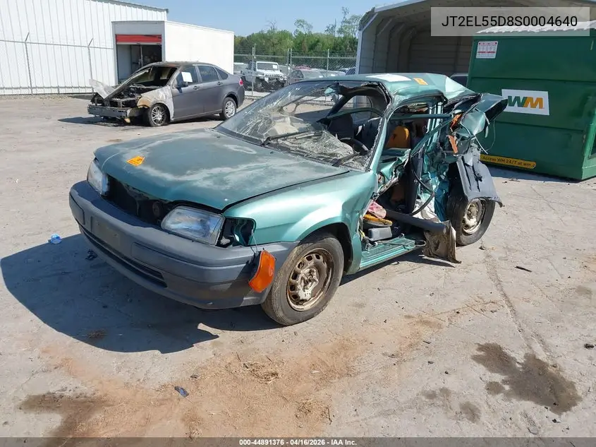 1995 Toyota Tercel Std VIN: JT2EL55D8S0004640 Lot: 44891376