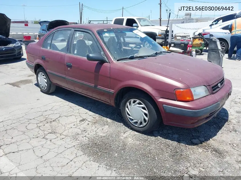 1995 Toyota Tercel Dx VIN: JT2EL56E0S0069442 Lot: 45633372