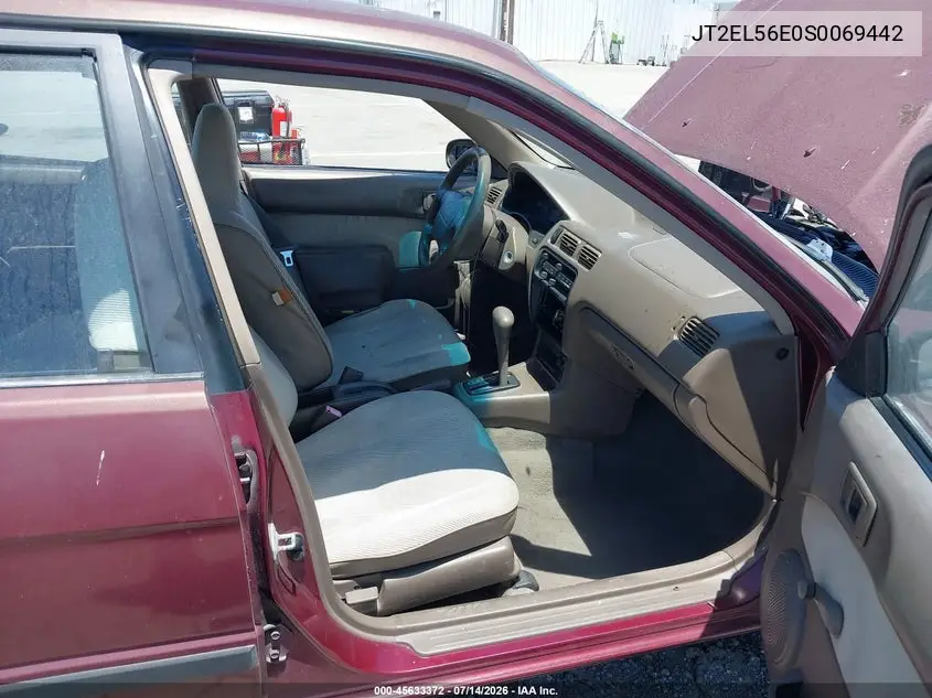1995 Toyota Tercel Dx VIN: JT2EL56E0S0069442 Lot: 45633372