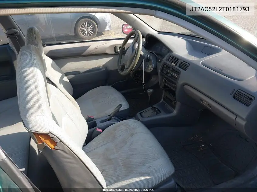 1996 Toyota Tercel Std/Dx VIN: JT2AC52L2T0181793 Lot: 44675568