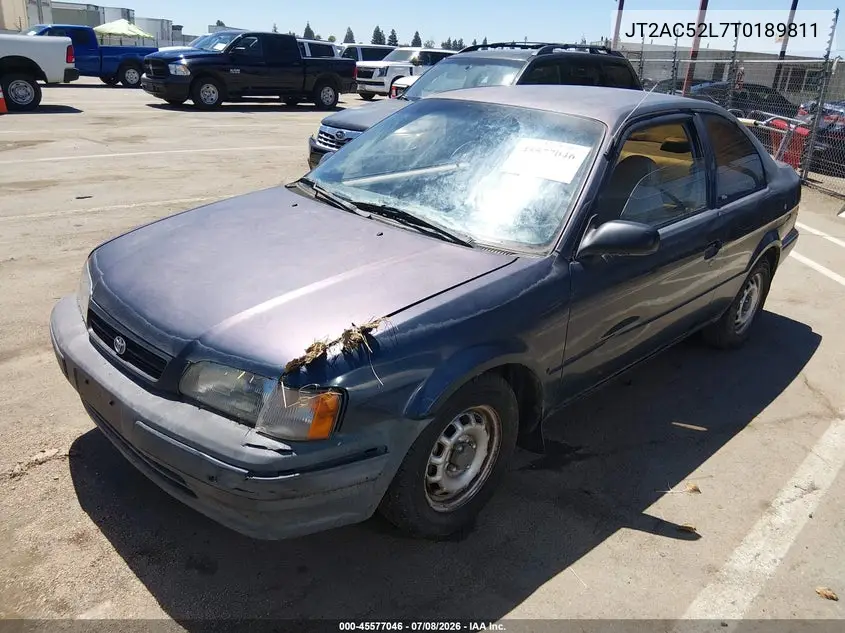 1996 Toyota Tercel Std/Dx VIN: JT2AC52L7T0189811 Lot: 45577046