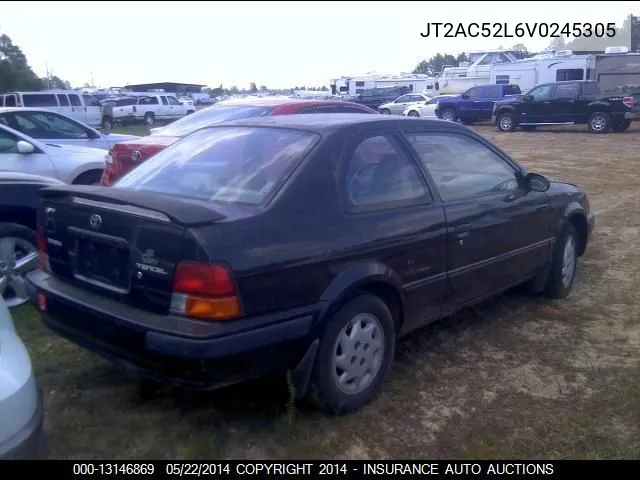 1997 Toyota Tercel Ce VIN: JT2AC52L6V0245305 Lot: 13146869