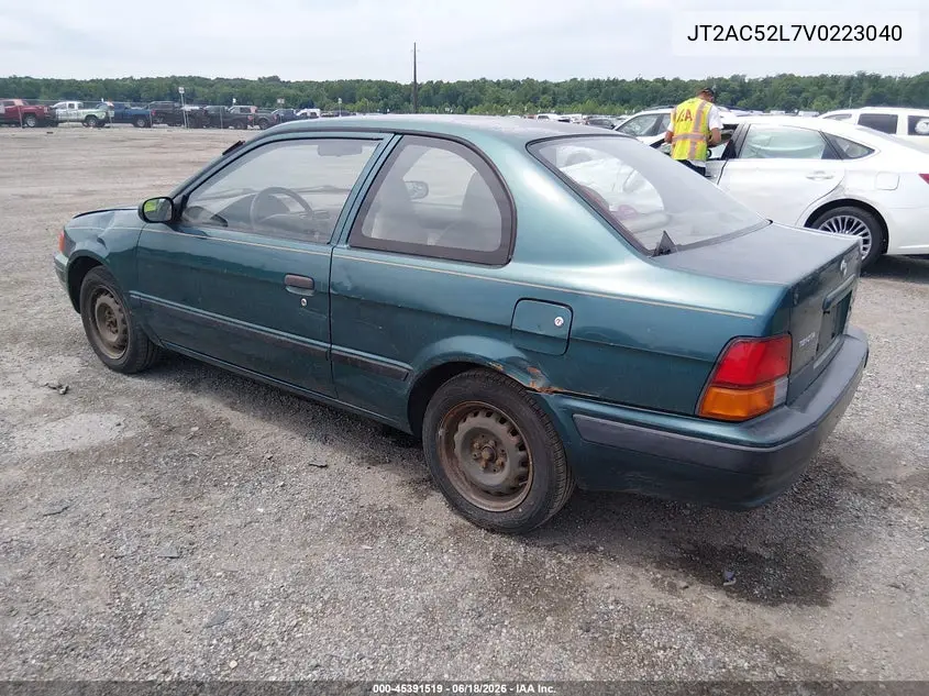 1997 Toyota Tercel Ce VIN: JT2AC52L7V0223040 Lot: 45391519