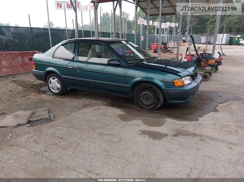 1997 Toyota Tercel Ce VIN: JT2AC52L6V0232196 Lot: 45658294