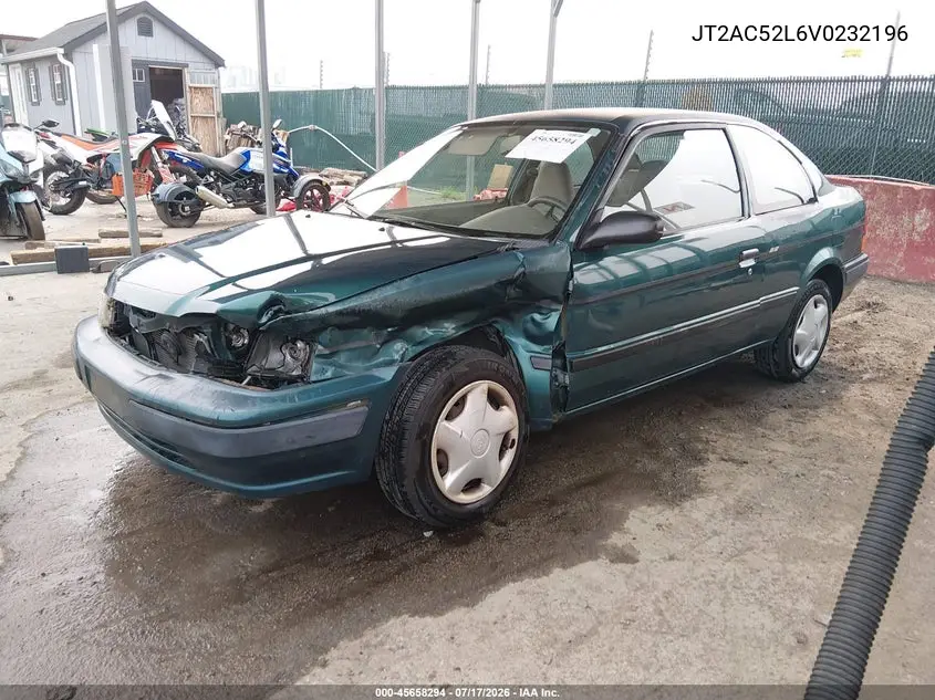 1997 Toyota Tercel Ce VIN: JT2AC52L6V0232196 Lot: 45658294