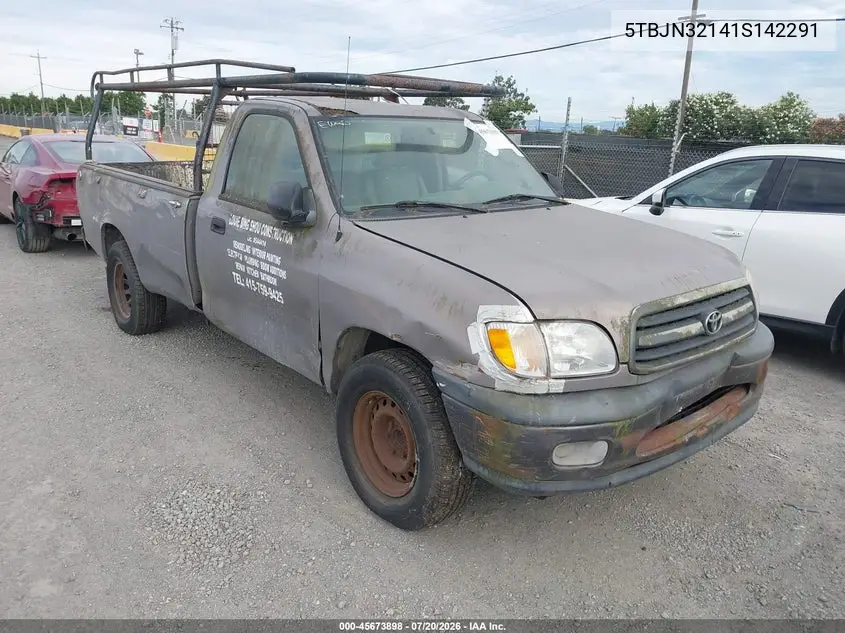2001 Toyota Tundra VIN: 5TBJN32141S142291 Lot: 45673898