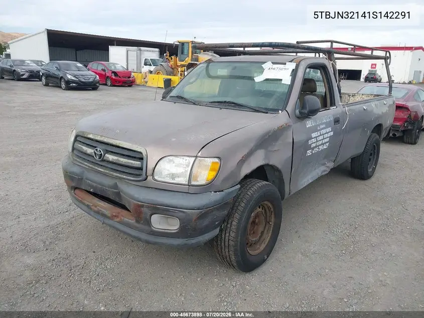 2001 Toyota Tundra VIN: 5TBJN32141S142291 Lot: 45673898